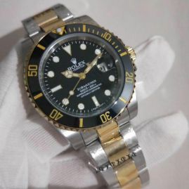 Picture of Rolex Submarine Type Series Black Side Black Plate Gold Steel Belt 40mm10mm _SKU0906182328584570